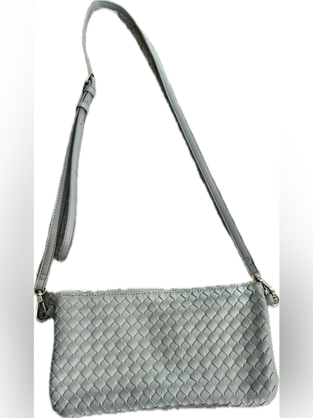 Urban Expressions Light Blue Woven Purse